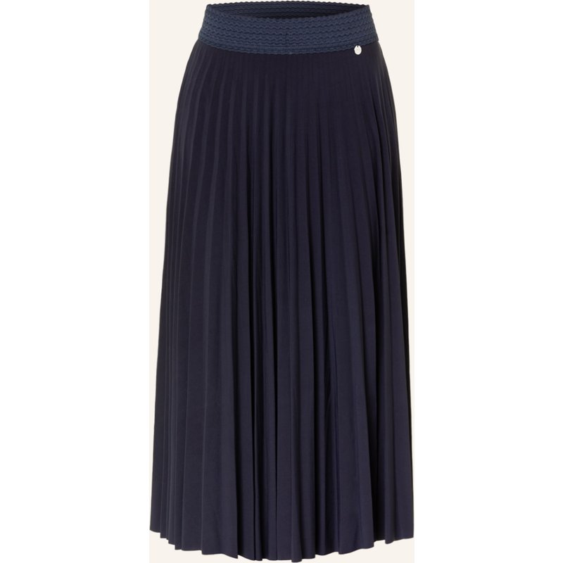 Rich & Royal Plisseerock blau