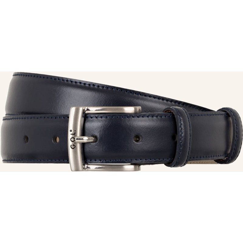 G.O.L. Finest Collection Ledergürtel blau
