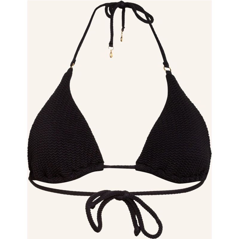 Seafolly Triangel-Bikini-Top Sea Dive schwarz