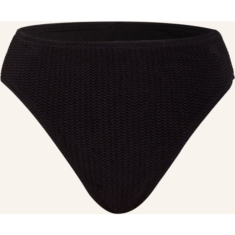 Seafolly High-Waist-Bikini-Hose Sea Dive schwarz