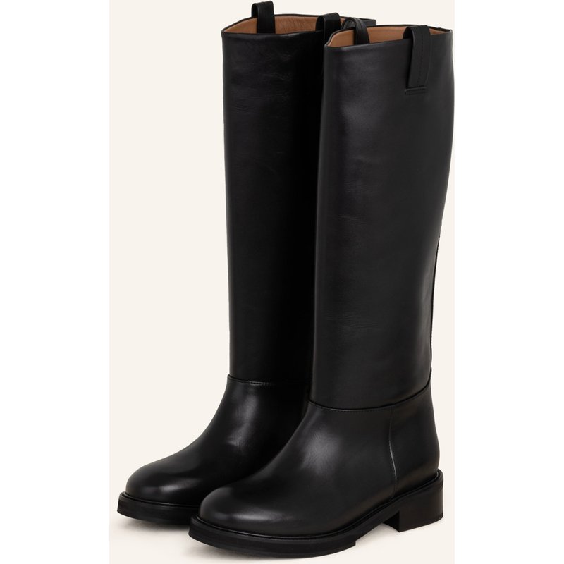 Flattered Stiefel Frances schwarz