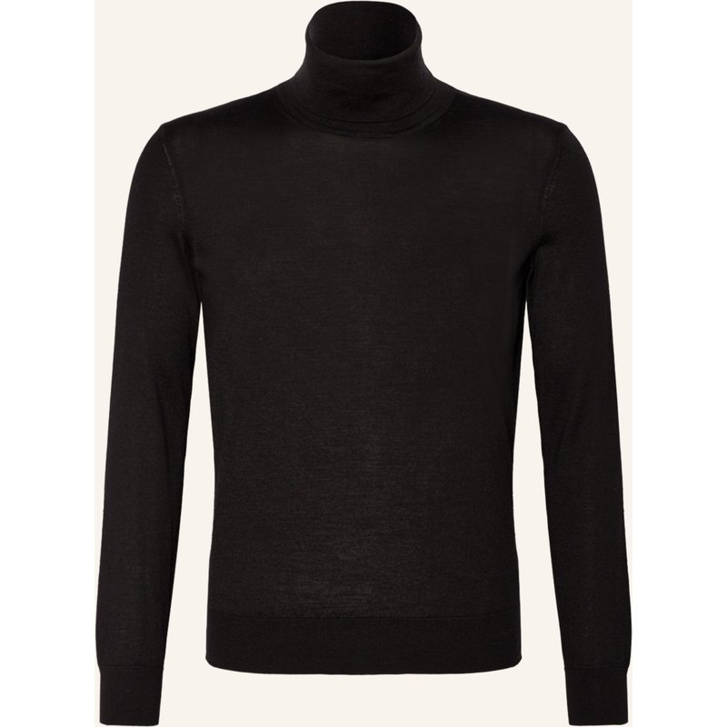 Zegna Cashmere-Pullover Mit Seide schwarz