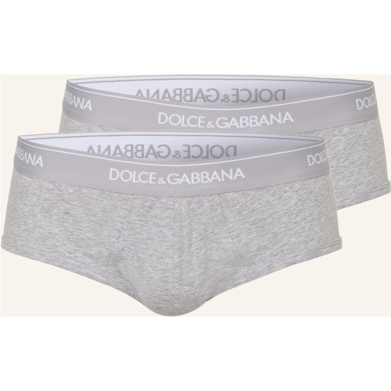 Dolce & Gabbana 2er-Pack Slips grau