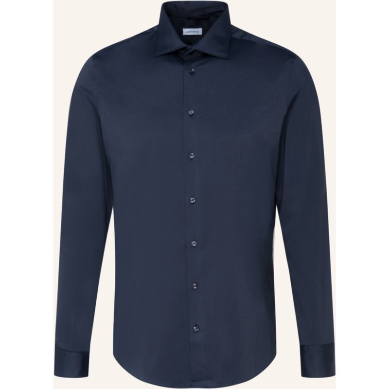 Seidensticker Performancehemd Slim Fit blau