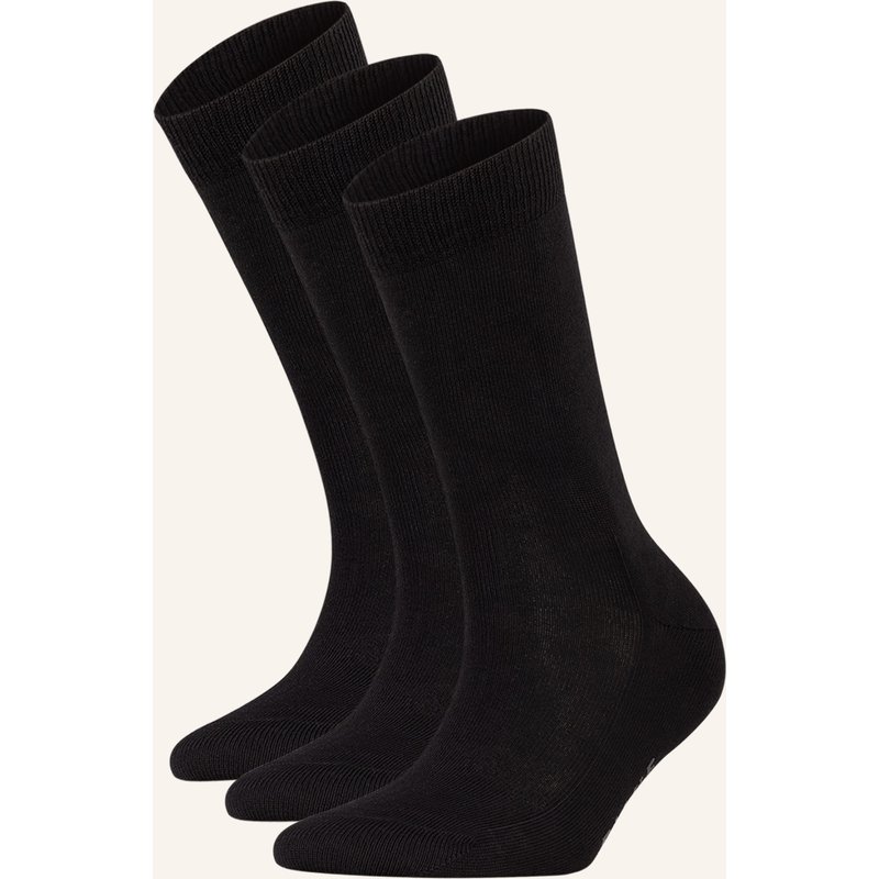 Falke 3er-Pack Socken Family schwarz