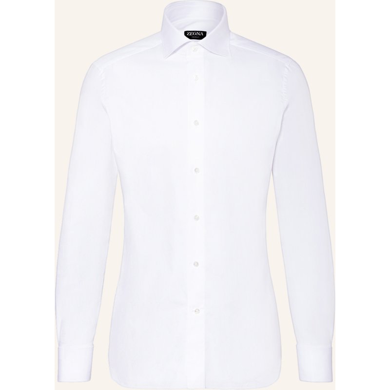 Zegna Hemd Trofeo™ Extra Slim Fit weiss