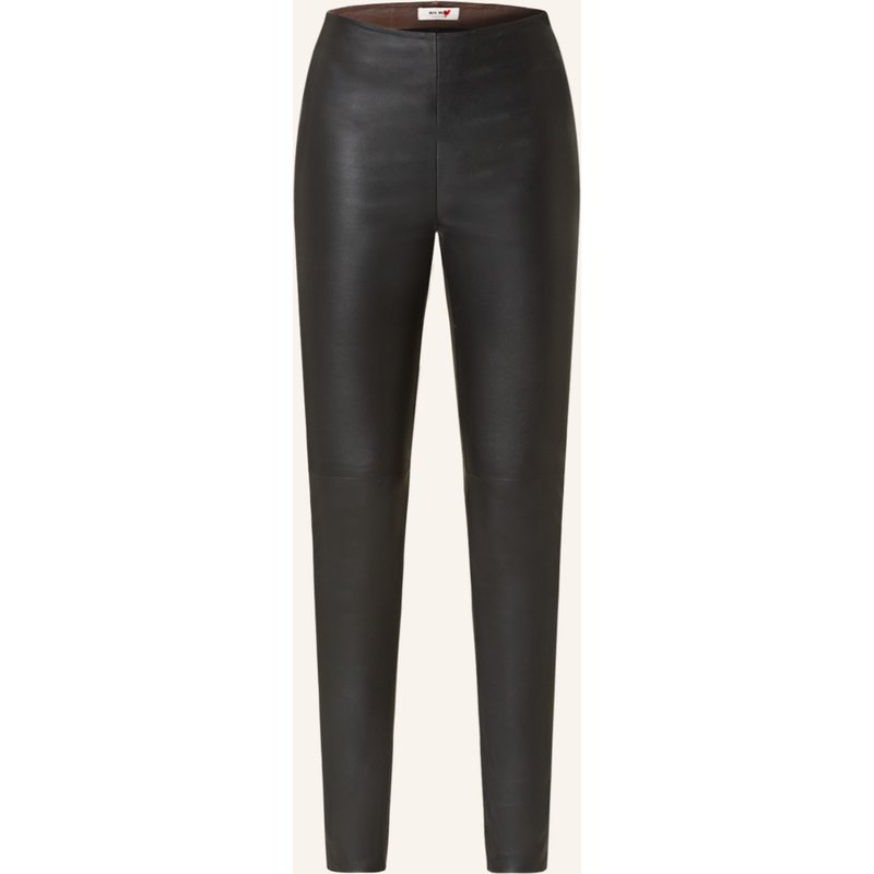Mos Mosh Leder-Leggings Lucille schwarz