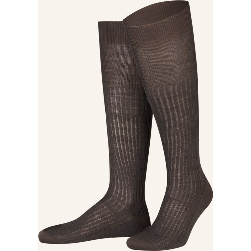 Falke Kniestrümpfe Luxury No. 7 braun