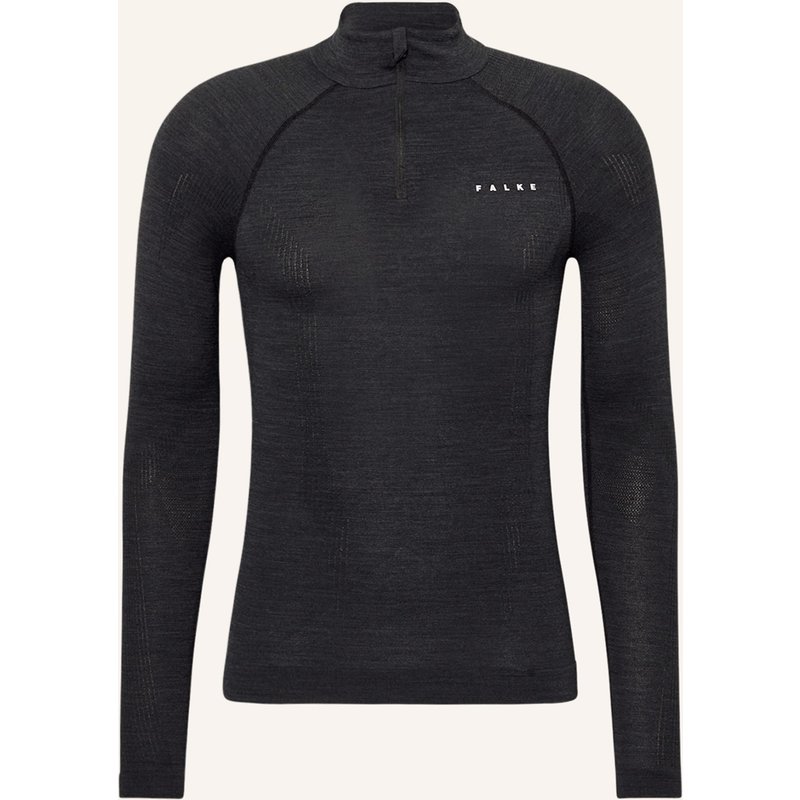 Falke Midlayer Wool-Tech Mit Merinowolle schwarz