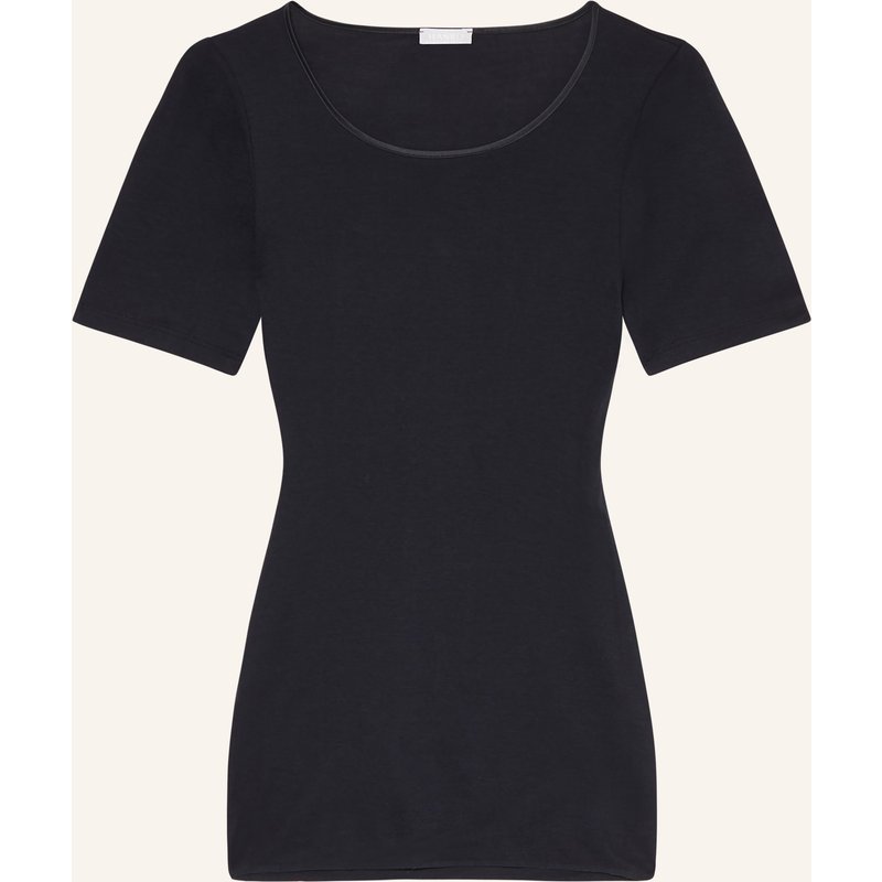 Hanro T-Shirt Cotton Seamless schwarz
