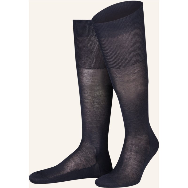 Falke Kniestrümpfe Luxury No. 9 blau