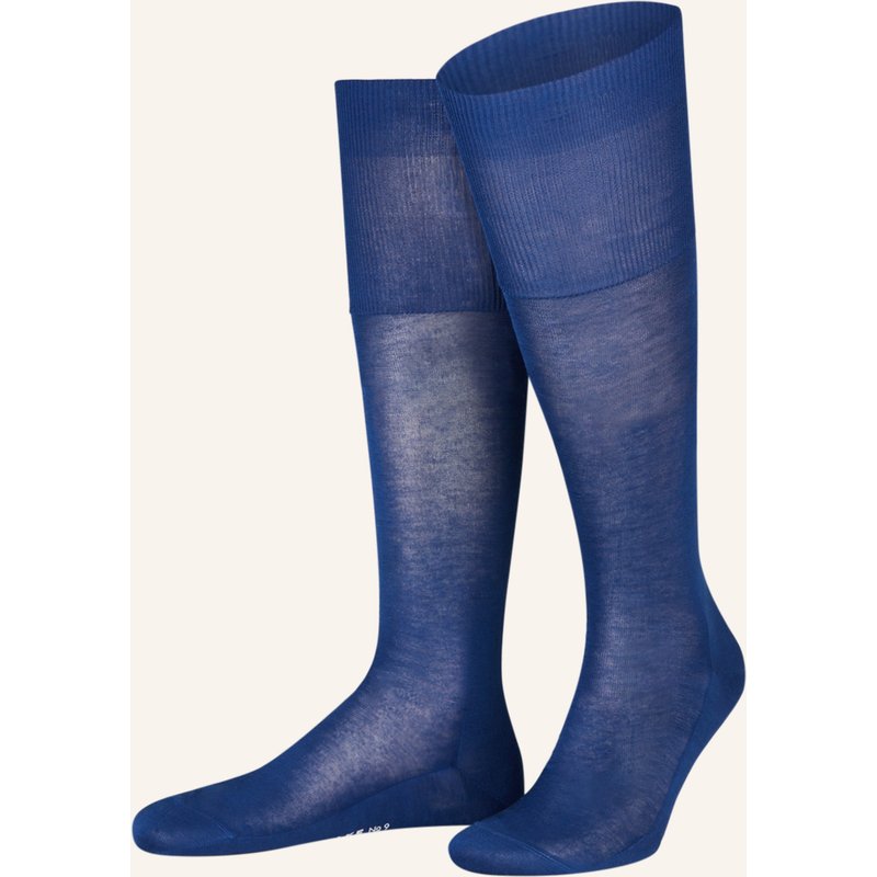 Falke Kniestrümpfe Luxury No. 9 blau