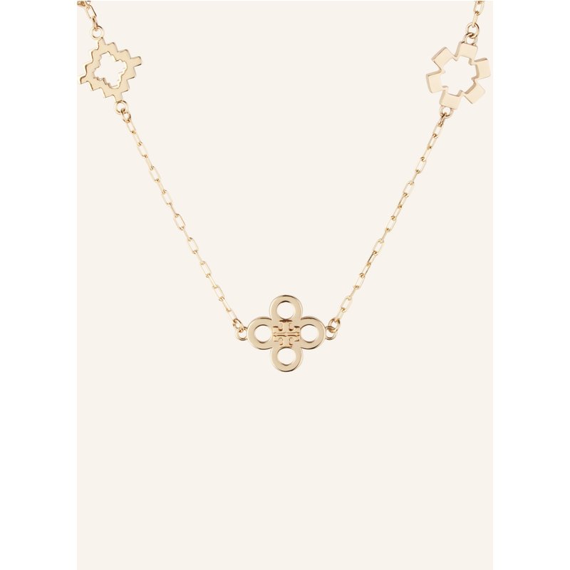 Tory Burch Halskette Kira Clover gold