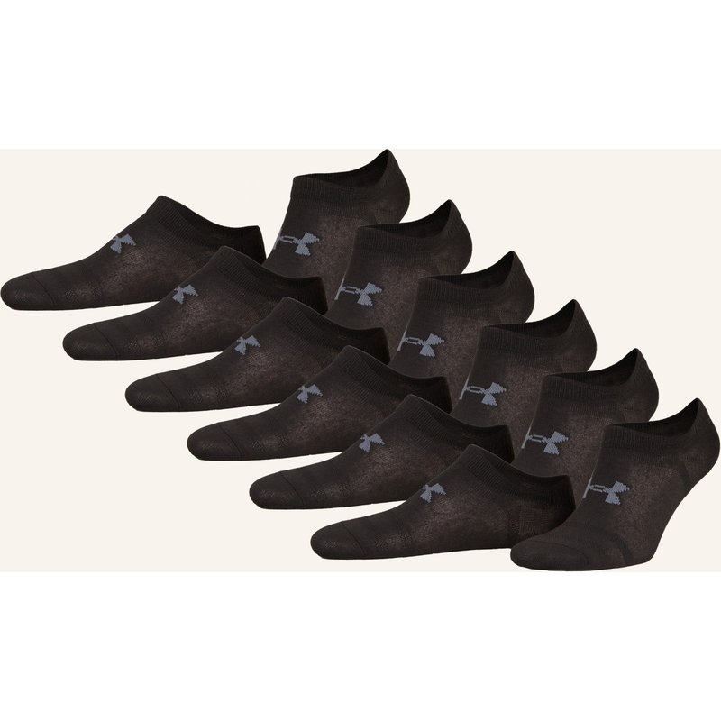 Under Armour 6er-Pack Sneakersocken Essential No Show schwarz