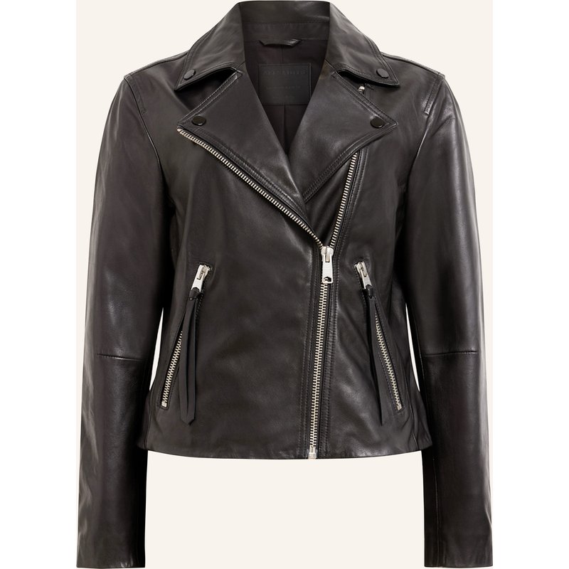 Allsaints Lederjacke Dalby schwarz