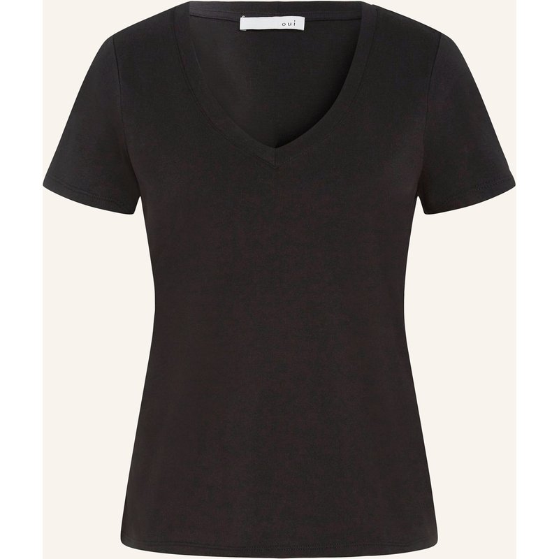 Oui T-Shirt schwarz