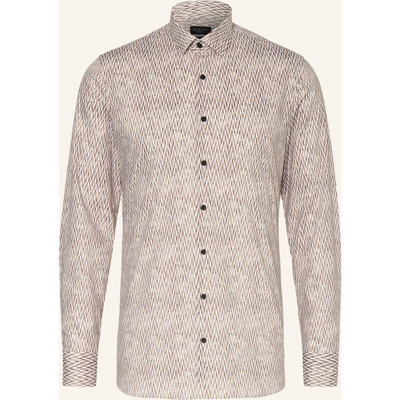Olymp Hemd No. Six Super Slim beige