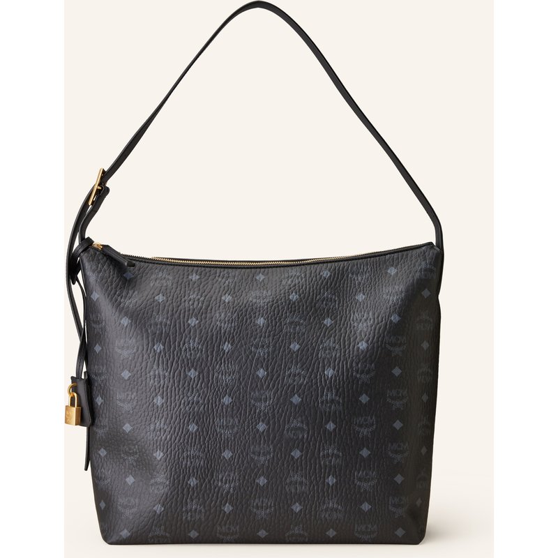 Mcm Beuteltasche Aren Visetos Large schwarz