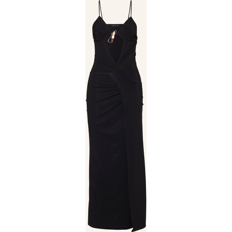 Christopher Esber Kleid Nebular In Wickeloptik schwarz
