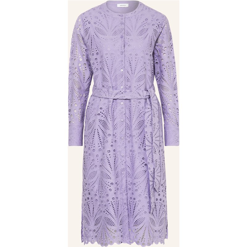Darling Harbour Kleid Aus Lochspitze lila