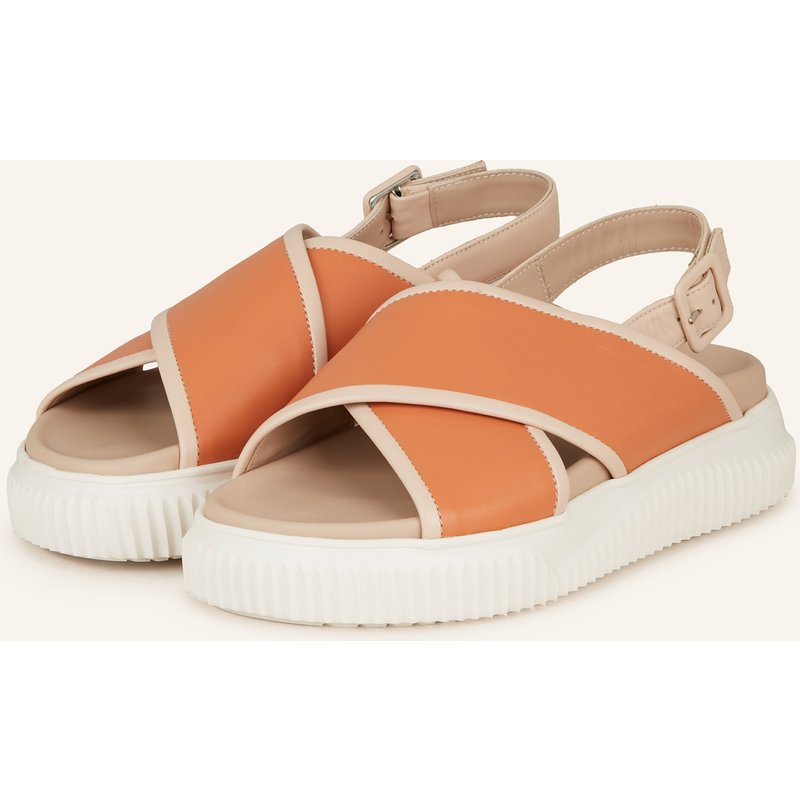 Voile Blanche Plateau-Sandalen Lisa beige