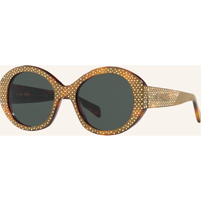 Celine Sonnenbrille cl000415 Mit Schmucksteinen braun