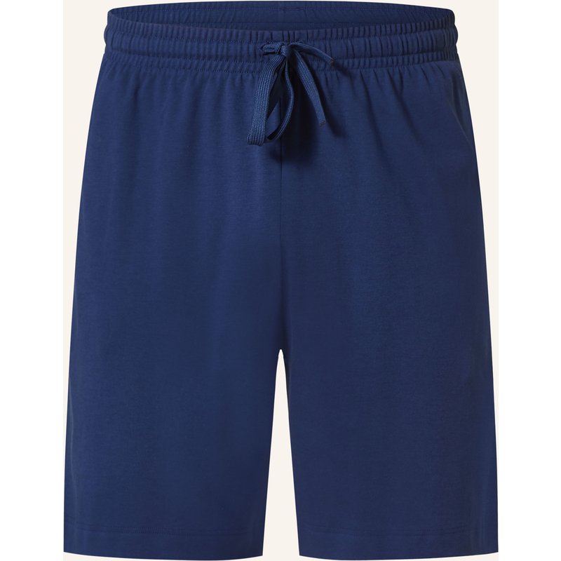 Mey Schlafshorts Serie Solid Night blau