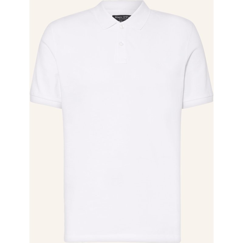 Marc O'polo Piqué-Poloshirt weiss