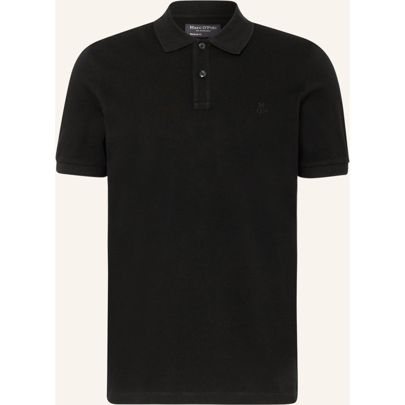 Marc O'polo Piqué-Poloshirt schwarz