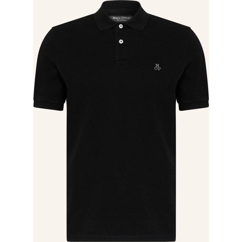 Marc O'polo Piqué-Poloshirt Regular Fit schwarz
