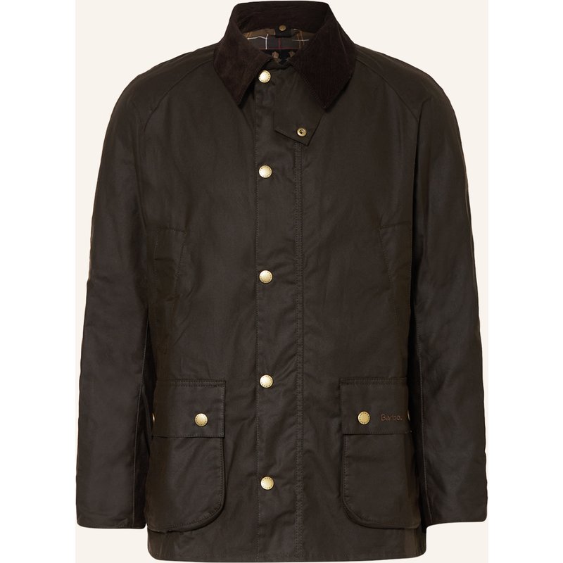 Barbour Fieldjacket Ashby Wax gruen