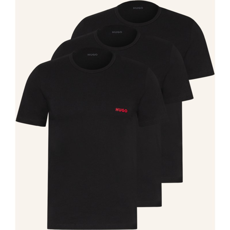 Hugo 3er-Pack T-Shirts schwarz