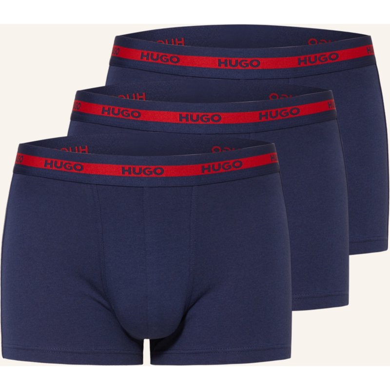 Hugo 3er-Pack Boxershorts Triplet Planet blau
