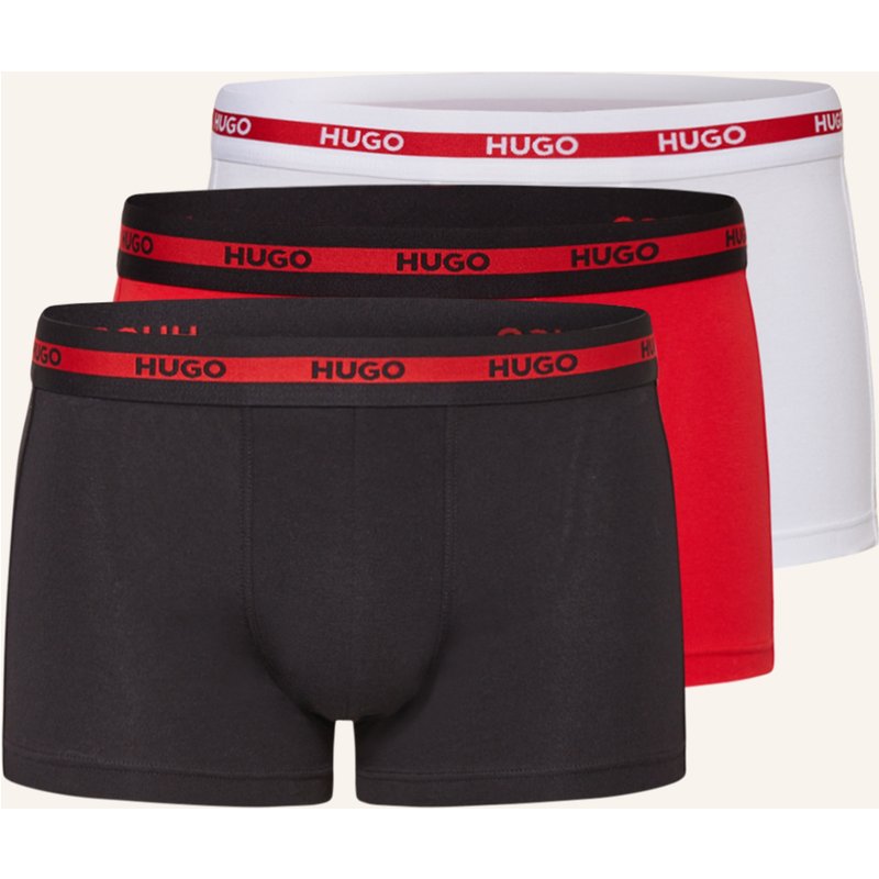 Hugo 3er-Pack Boxershorts Triplet Planet rot