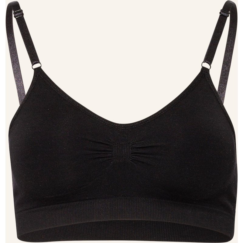 Magic Bodyfashion Bustier Bamboo Comfort Bra With Spaghetti Straps schwarz