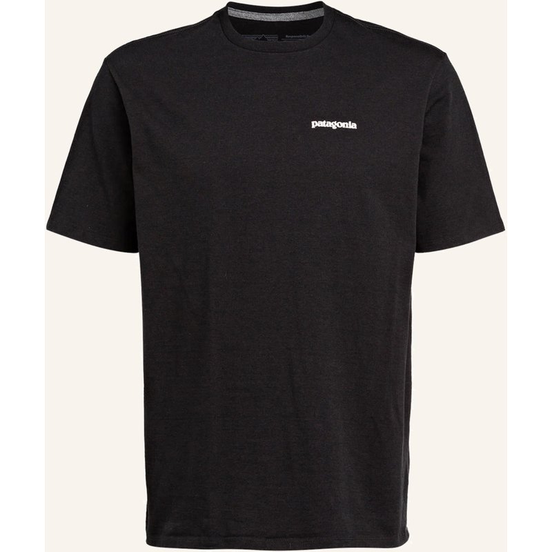 Patagonia T-Shirt P-6 schwarz