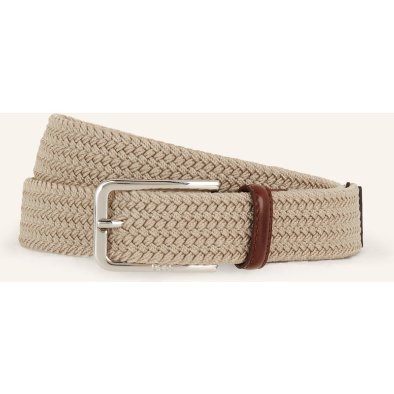 Boss Flechtgürtel Clorio beige