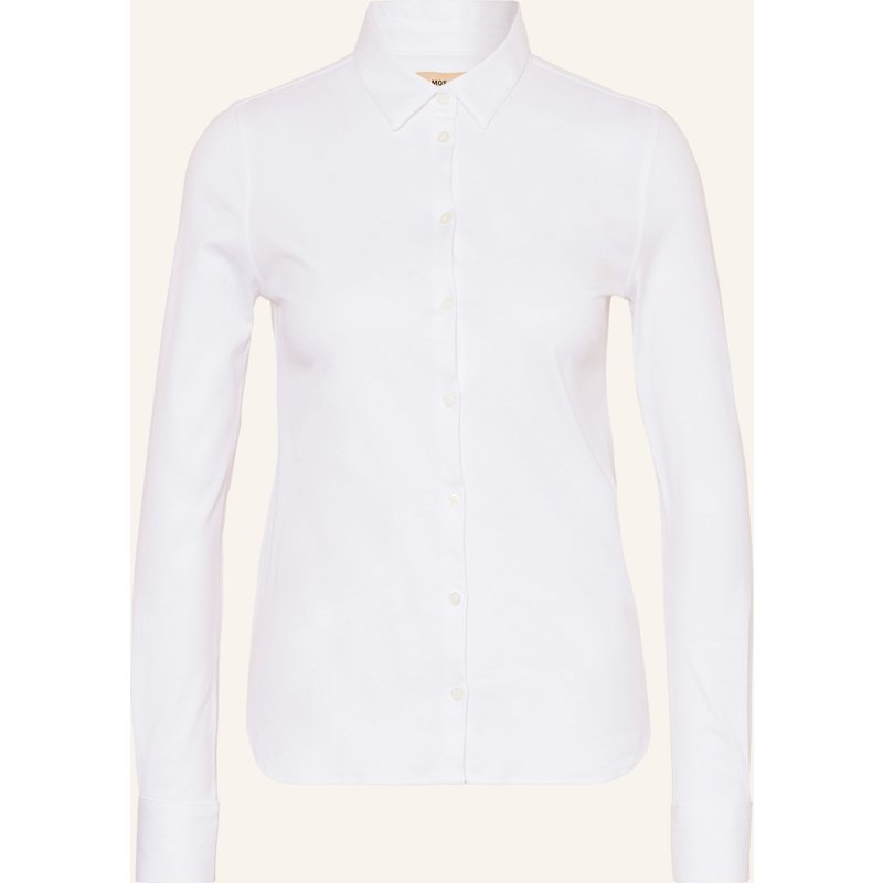 Mos Mosh Hemdbluse Mmtina Aus Jersey weiss