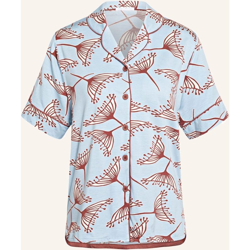 Mey Schlafshirt Serie Amalie blau