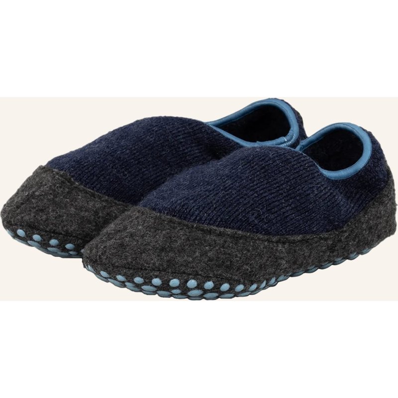 Falke Stoppersocken Cosy Slipper Aus Merinowolle blau