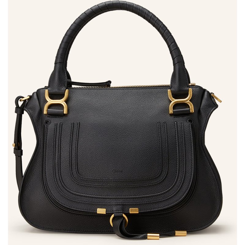 Chloé Handtasche Marcie schwarz