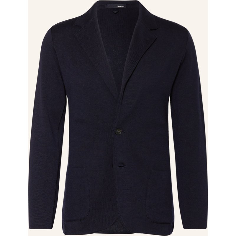 Lardini Stricksakko Extra Slim Fit blau