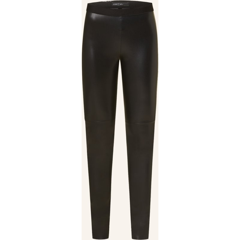 Marc Cain Leggings In Lederoptik schwarz