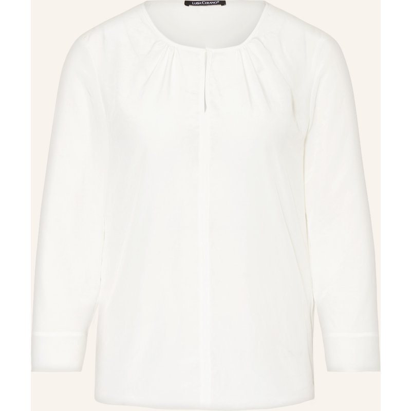 Luisa Cerano Bluse Mit 3/4-Arm weiss
