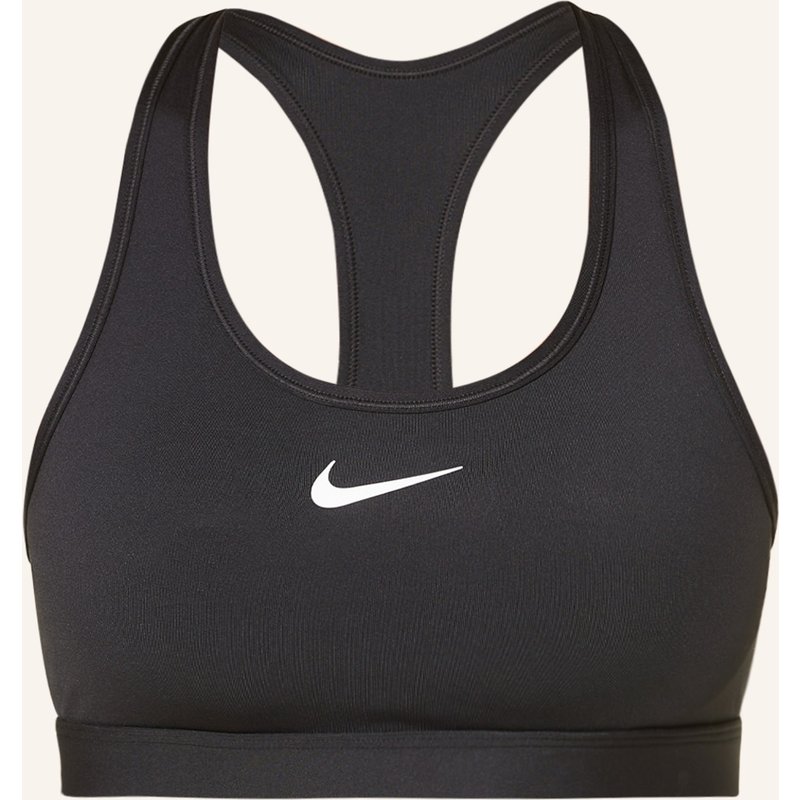 Nike Sport-Bh Swoosh schwarz