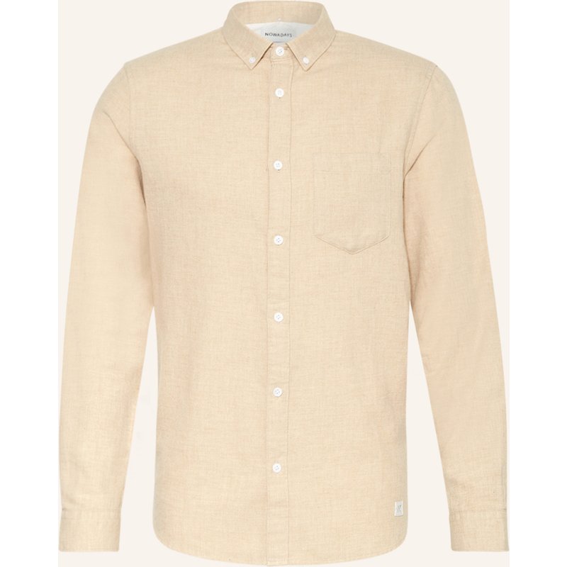 Nowadays Hemd Slim Fit beige