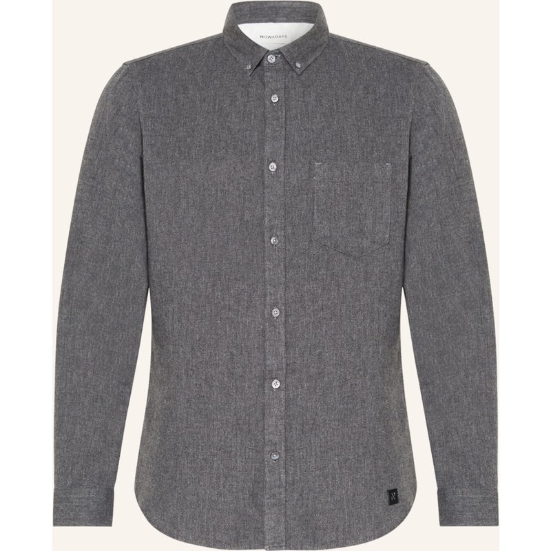 Nowadays Hemd Slim Fit grau