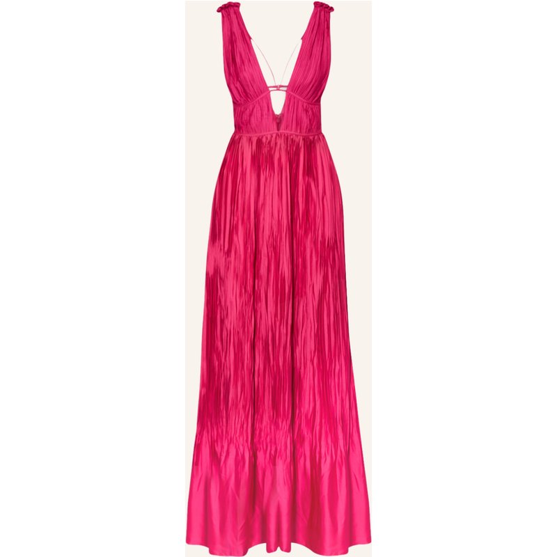 Simkhai Plisseekleid Ostara pink