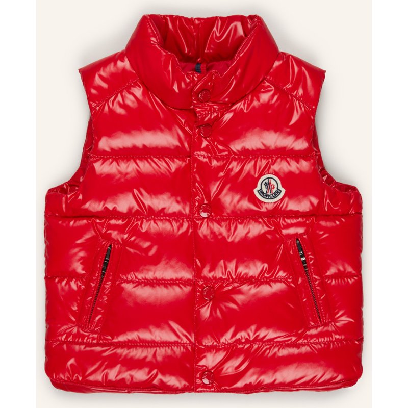 Moncler Enfant Daunenweste Bernard rot
