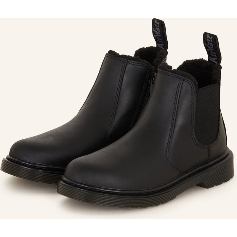 Dr. Martens Chelsea-Boots 2976 Leonore Mit Kunstfell schwarz